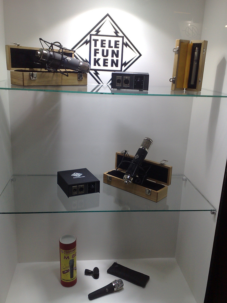 Telefunken microphones on display at Expomusic 2010