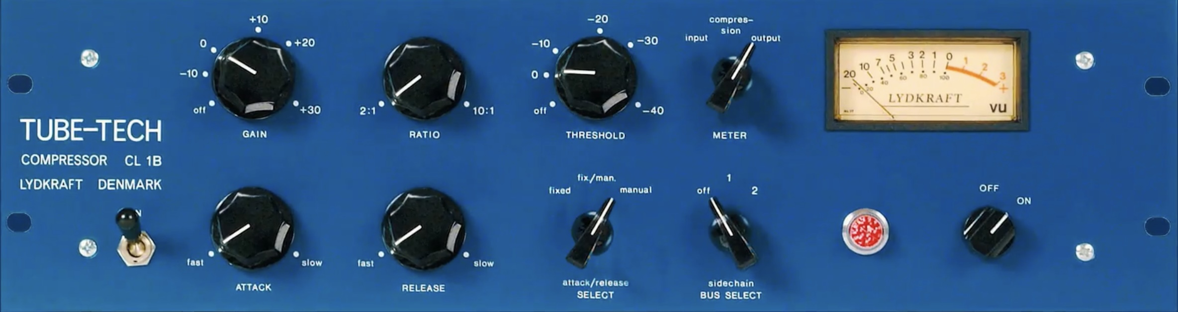 Tube-Tech CL 1B compressor settings for Kuk Harrell style tracking